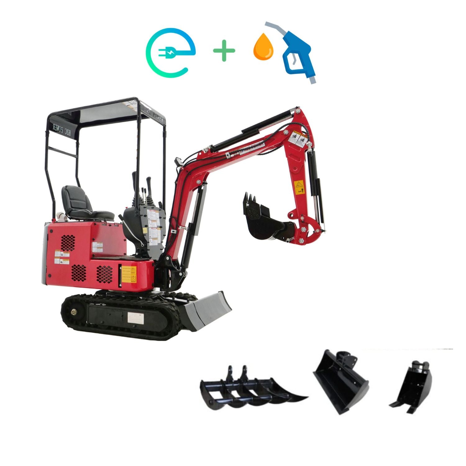 HZC Power Minibagger EBKB810K