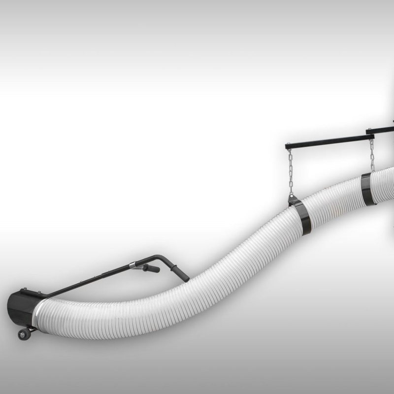 Jansen 3m Saugschlauchverlängerung (Ø 200 mm) inkl. Saugdüse mit Griff für Laubverladegebläse Jansen LG-1300