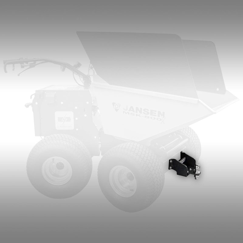 Jansen Anhängerkupplung/Kugelkopf für Elektro-Motorschubkarre Jansen MSK-800X