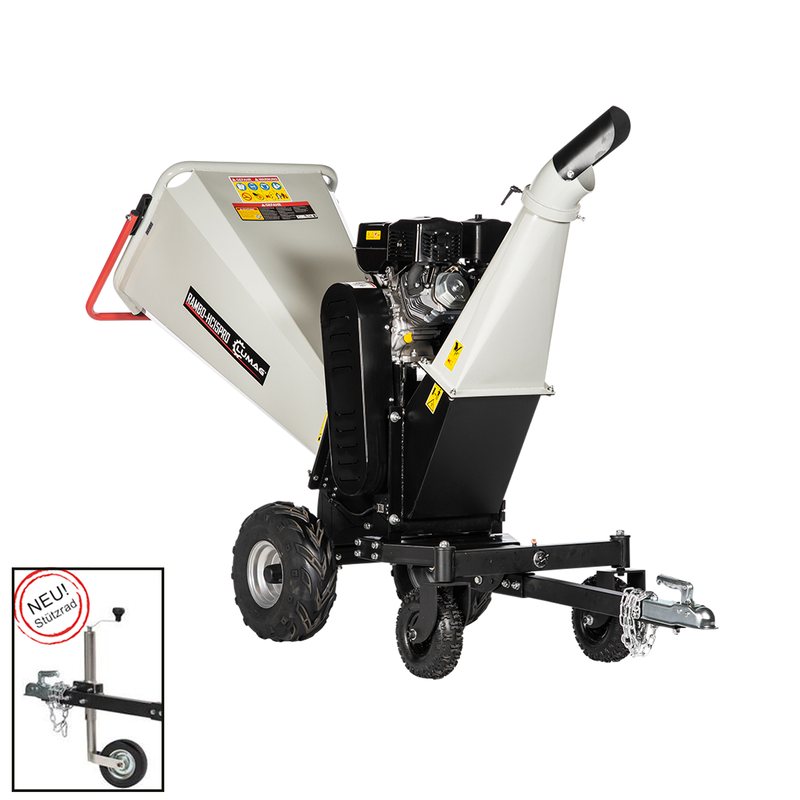 Lumag Benzin Trommelhäcksler RAMBO-HC15PRO (Pendelachse)