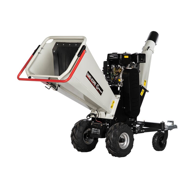 Lumag Benzin Trommelhäcksler RAMBO-HC15PRO (Pendelachse)
