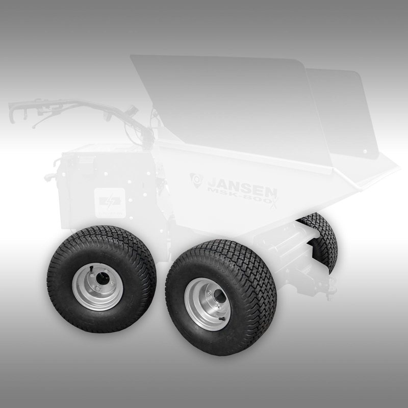 Rasenreifen im 4er Set für Elektro-Motorschubkarre Jansen MSK-800X